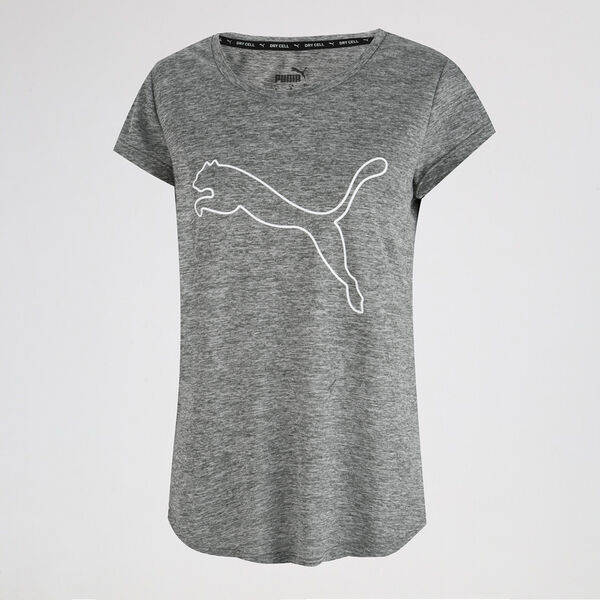 Remera Running Puma Performance Heather Cat Mujer
