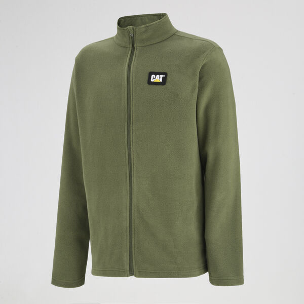 Buzo con Cierre CAT Microfleece Hombre