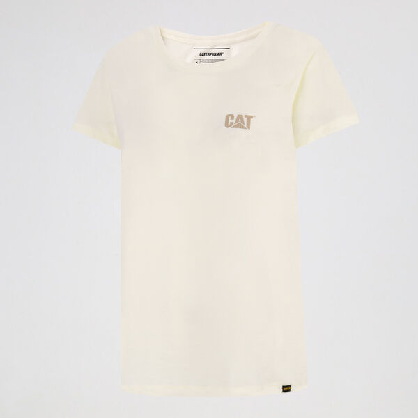 Remera CAT Logo Mujer Algod&oacute;n