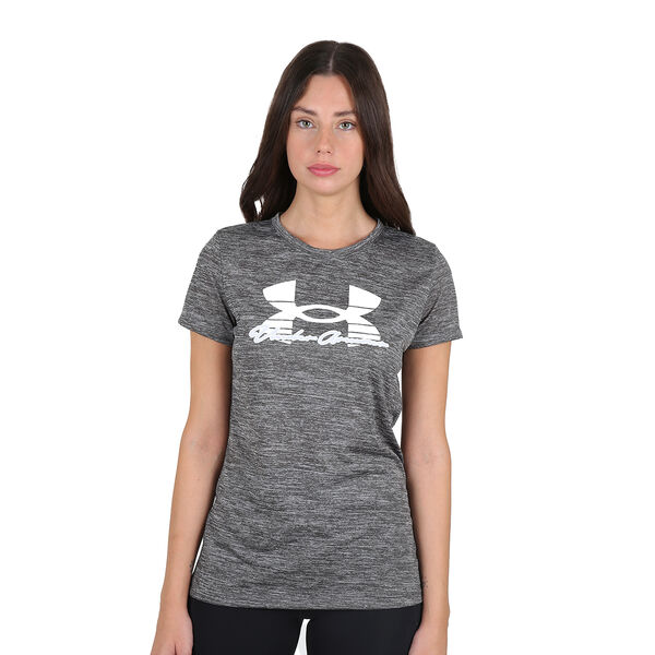 Remera Under Armour Tech Twist Script Mujer