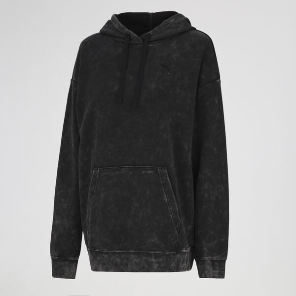 Buzo Puma Ess Elevated Relaxed Wash Mujer