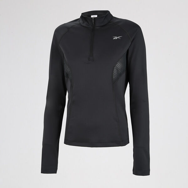 Buzo Running Reebok 1/4 Zip Mujer
