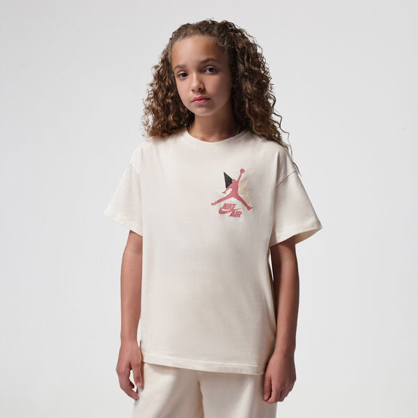 Remera Jordan Geo Burst Flight Ni&ntilde;a