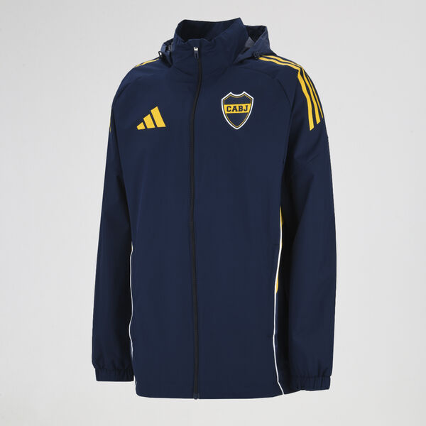 Campera Boca Juniors adidas Rompevientos Tiro25 Competition Hombre