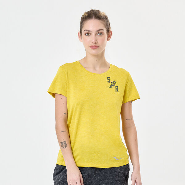 Remera Running Saucony Stopwatch Graphic Mujer