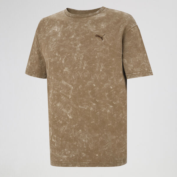 Remera Puma Essentials Elevated Relaxed Wash Hombre