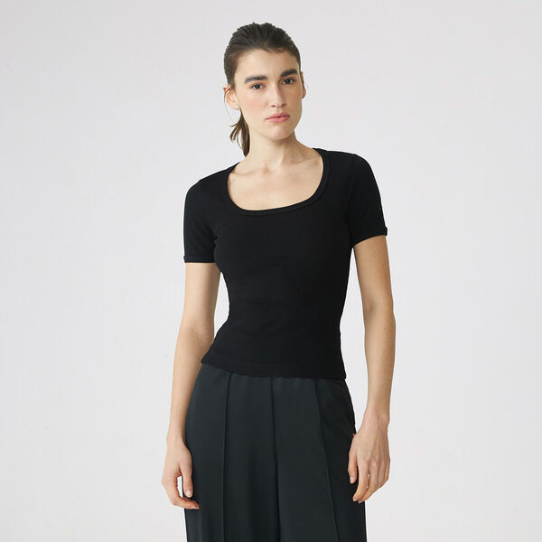 Remera Fila Slim Rib Mujer