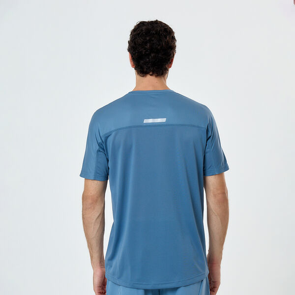 Remera Running Topper Mesh Hombre