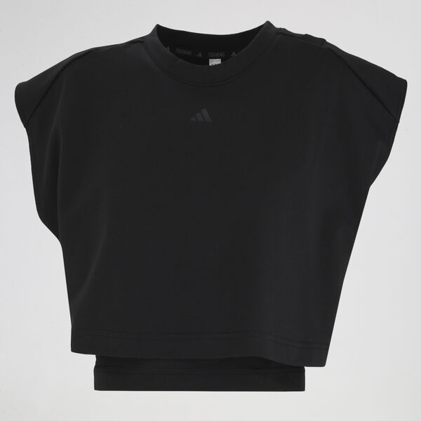 Top adidas Power Boxy French Terry 3 Tiras Mujer