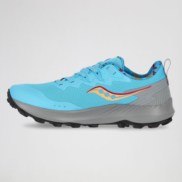 Zapatillas Saucony Peregrine 14 Cruce Cyan Mujer