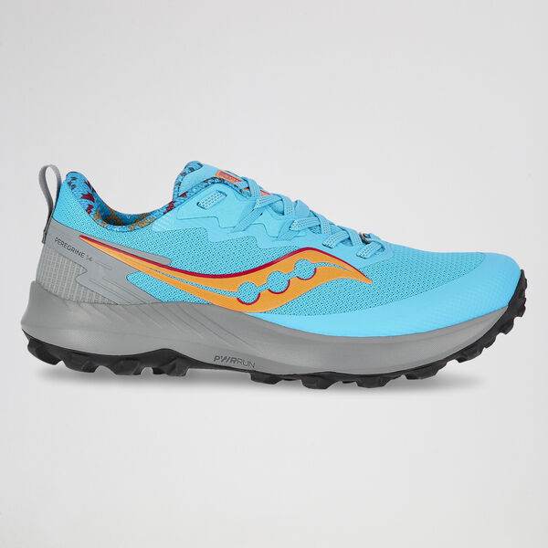 Zapatillas Saucony Peregrine 14 Cruce Cyan Mujer