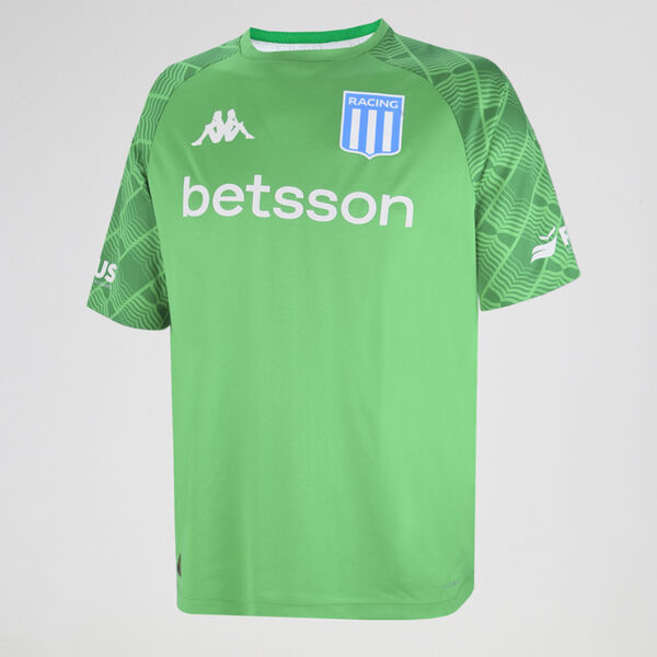 Camiseta Kappa Racing Club Kombat Arquero 2025 de Hombre