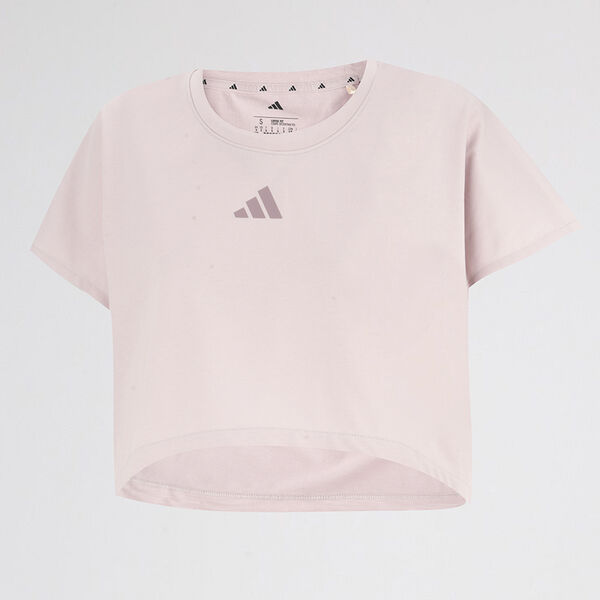 Remera Entrenamiento adidas Cropped Boxy 3 Tiras Mujer