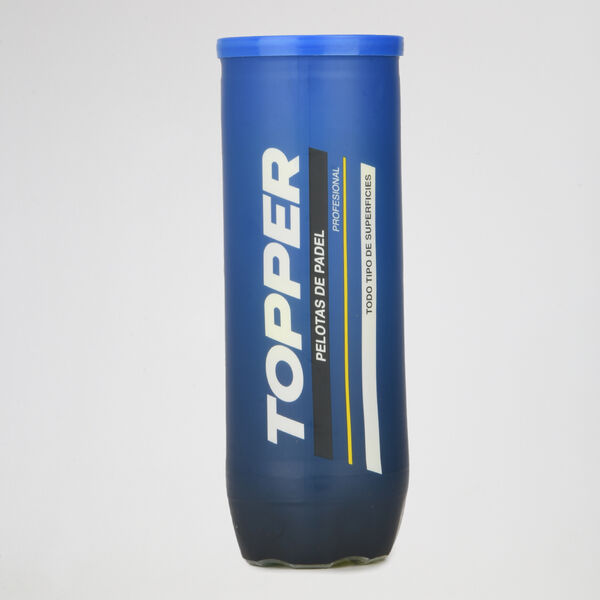 Tubo de Pelotas P&aacute;del Topper Padel X3