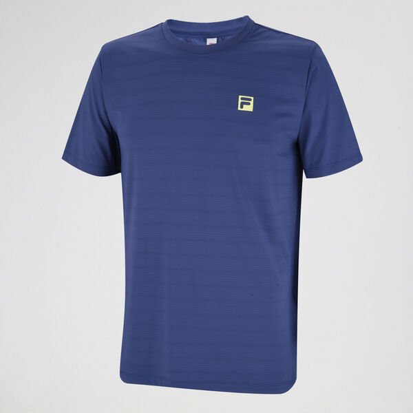 Remera Tenis Fila Cross Court Mesh Hombre