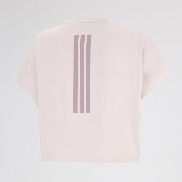 Remera Entrenamiento adidas Cropped Boxy 3 Tiras Mujer