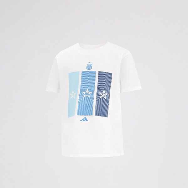 Remera adidas Argentina Titular 2026 Ni&ntilde;o