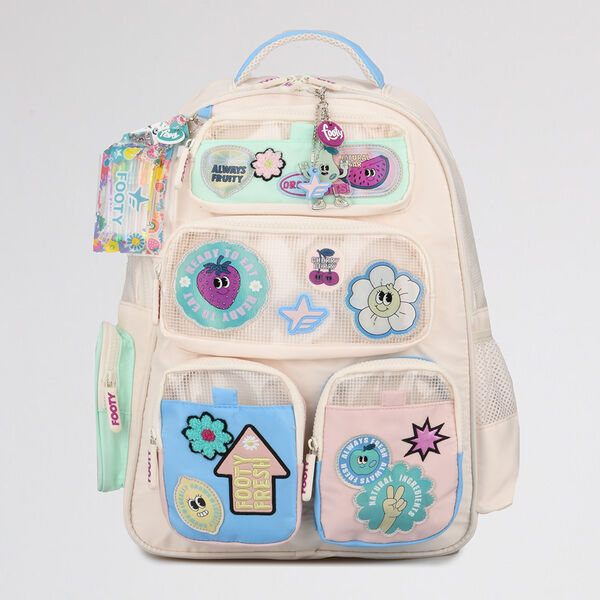 Mochila Footy Espalda Wonder Pockets 18 Ni&ntilde;a con estuche