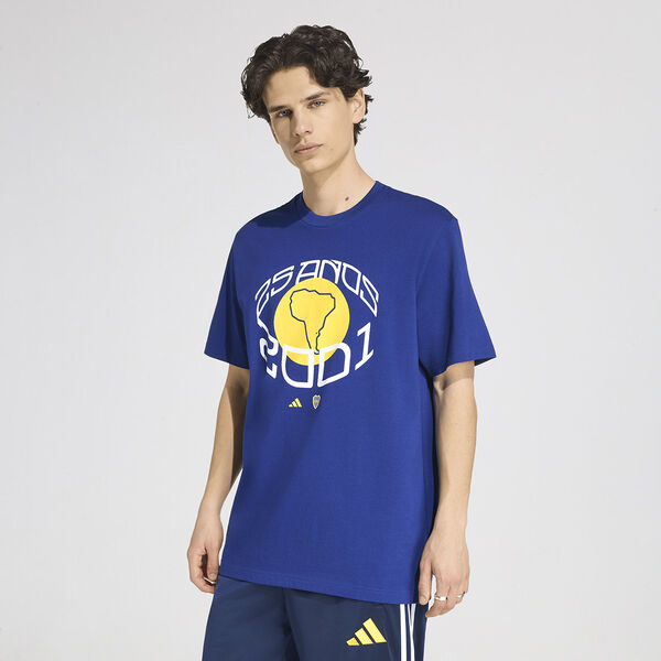 Camiseta Boca Juniors adidas 25 Aniversario Bicampe&oacute;n de Am&eacute;rica Hombre