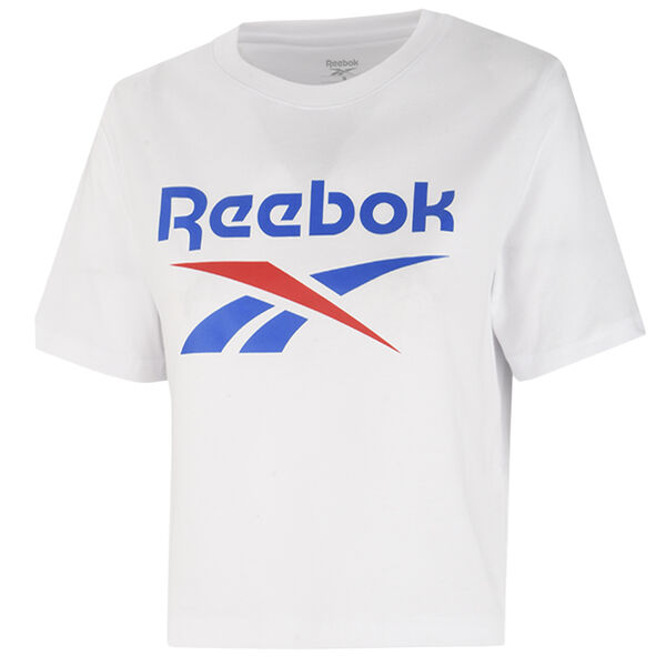 Remera Entrenamiento Reebok Big Logo Crop Mujer