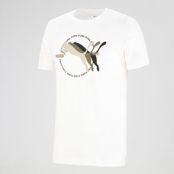 Remera Puma Graphics Multiple Hombre