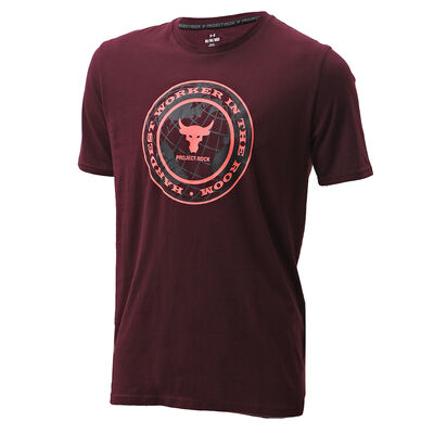 Remera Training Under Armour Proyect Rock Globe Ss Hombre
