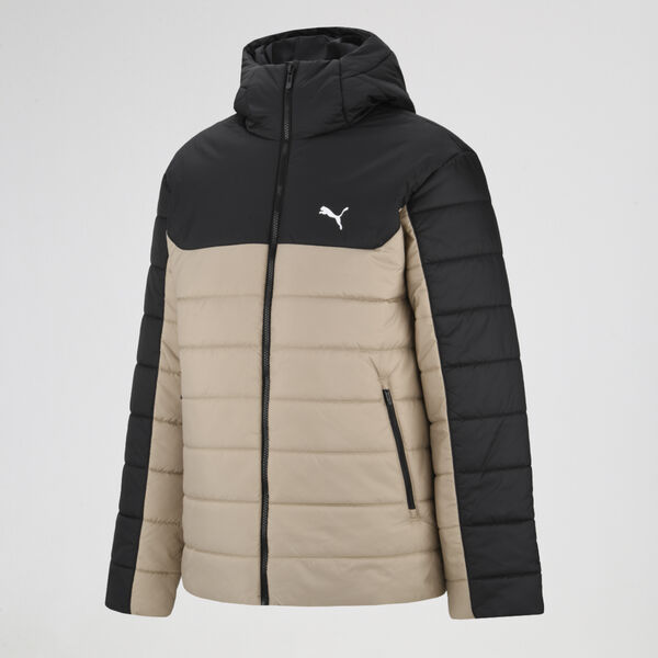 Campera con capucha  Puma Rompeviento Essentials Padded Hombre