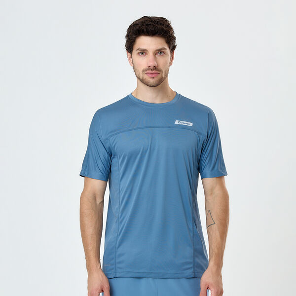 Remera Running Topper Mesh Hombre