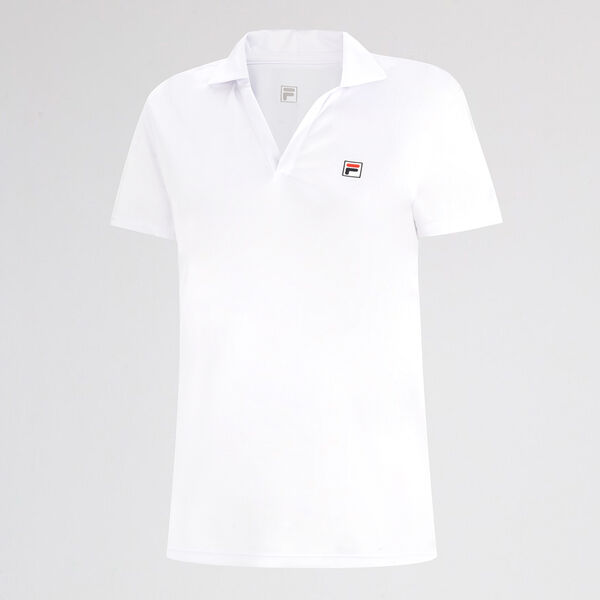 Remera Tenis Fila Chomba F-box Basic Mujer