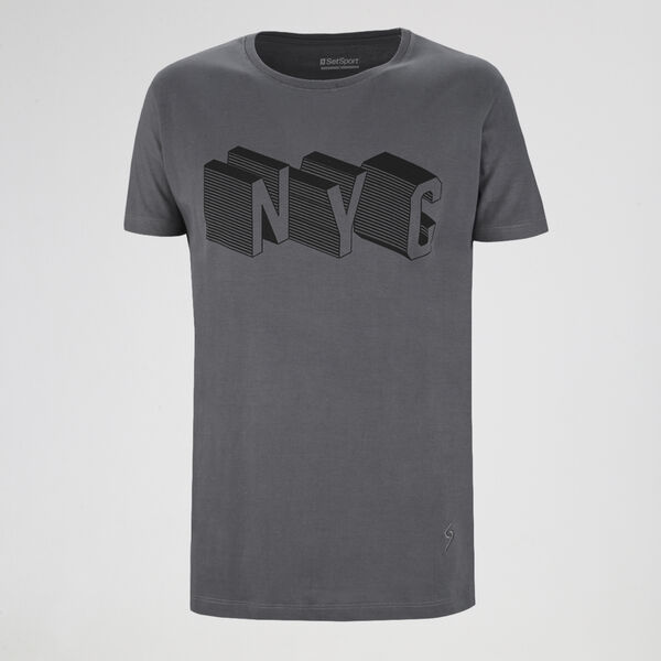 Remera Set Sport Easy Check Print de Hombre