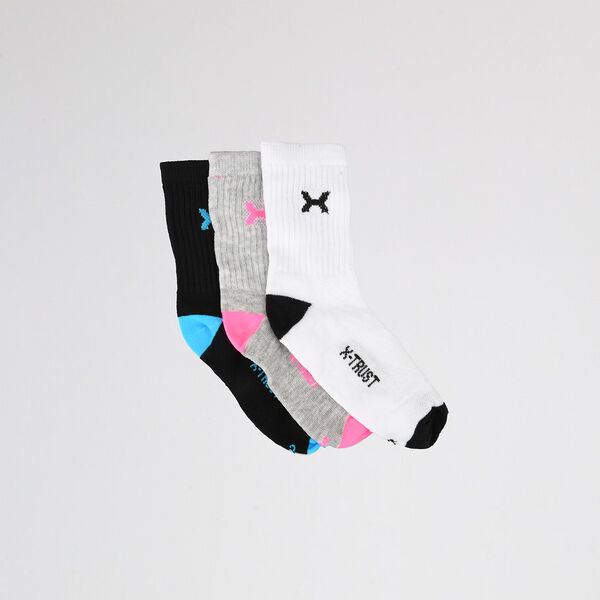 Pack de Medias X-TRUST Tenis X3 Algod&oacute;n