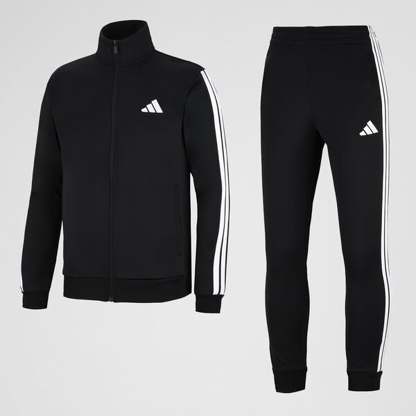 Conjunto adidas Basic Tricot 3 Tiras Hombre