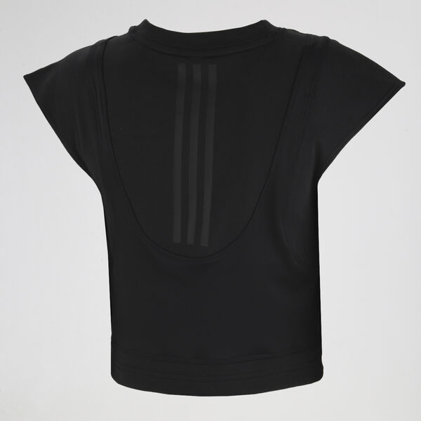 Top adidas Power Boxy French Terry 3 Tiras Mujer