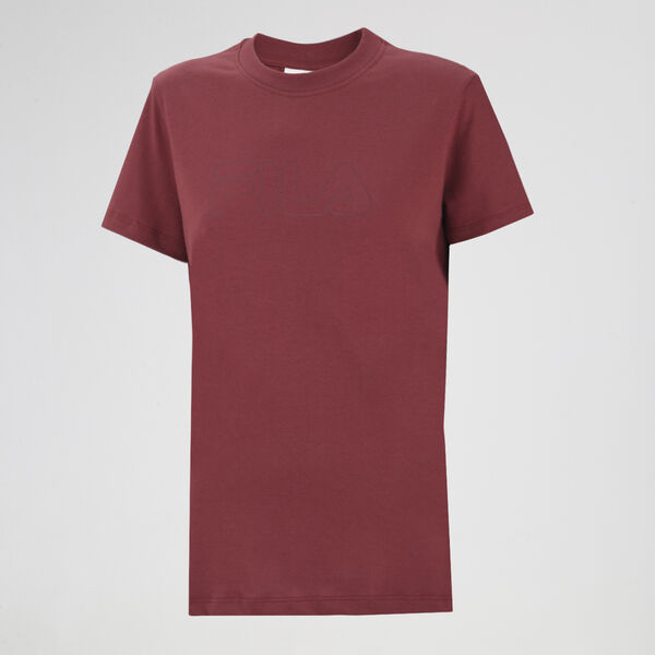 Remera Fila Regular Basic Outline Mujer