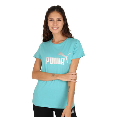 Remera Puma Ess Metallic Logo
