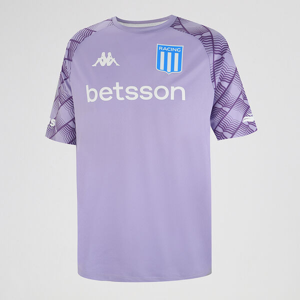 Camiseta Racing Club Kappa Kombat Arquero 2025 para Hombre
