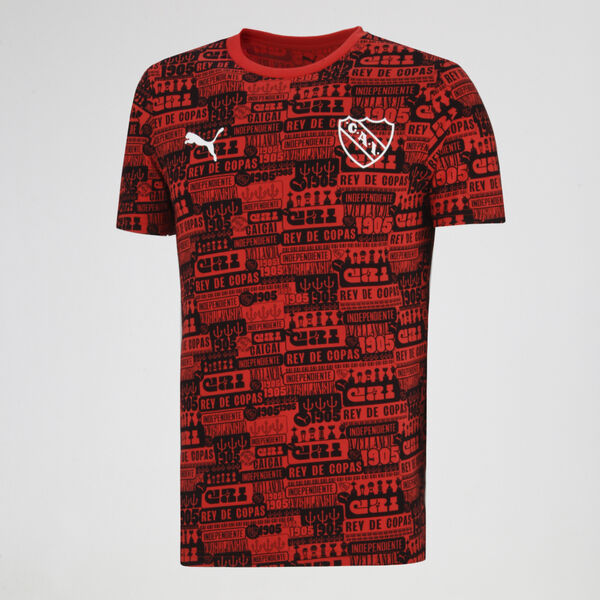 Remera Independiente Puma Culture 2026 Hombre cuello redondo