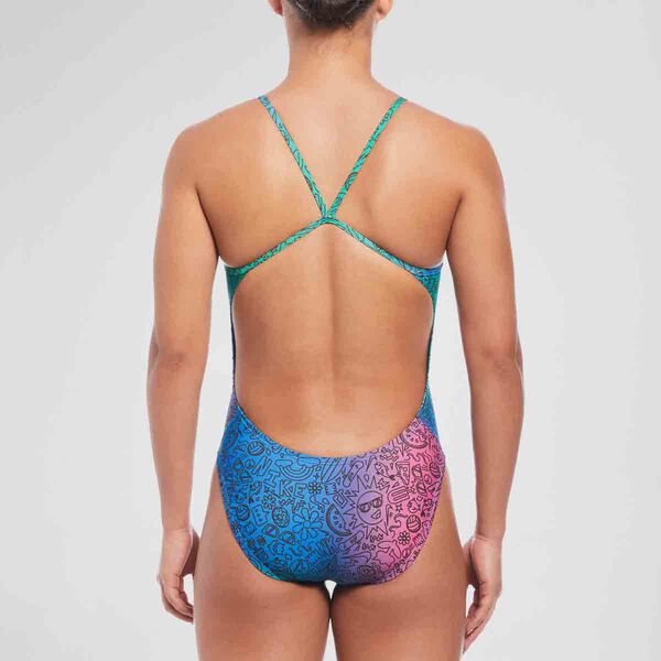 Traje de Ba&ntilde;o Nike Cutout One Piece Mujer