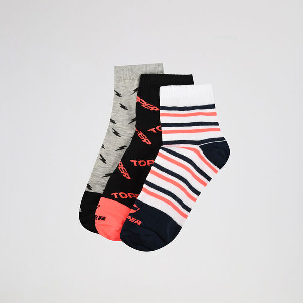 Pack de Medias Topper Caña Baja Casual X3