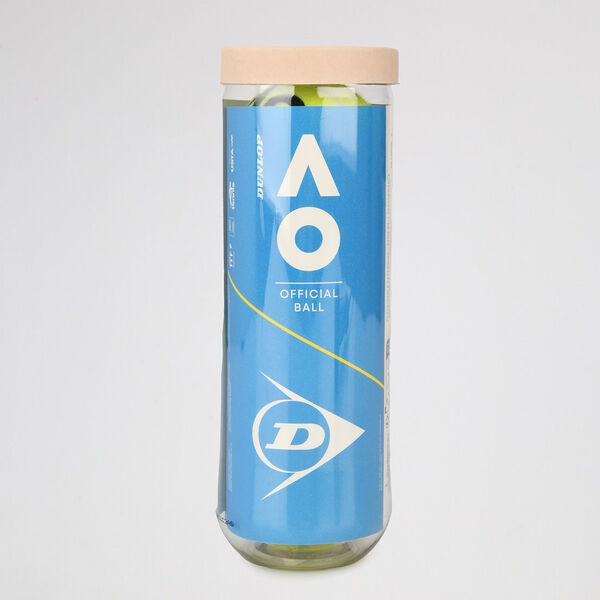 Tubo de Pelotas Tenis Dunlop Australian Open X3