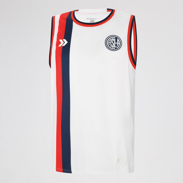 Remera San Lorenzo Atomik Suplente Kit B-ball 25/26 Hombre