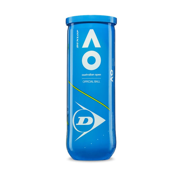 Tubo de pelotas Dunlop Australian Open X3