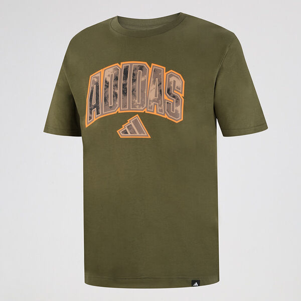 Remera adidas Camo Script Graphic de Hombre