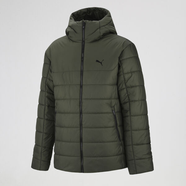 Campera con capucha Puma Rompeviento Essentials Padded Hombre