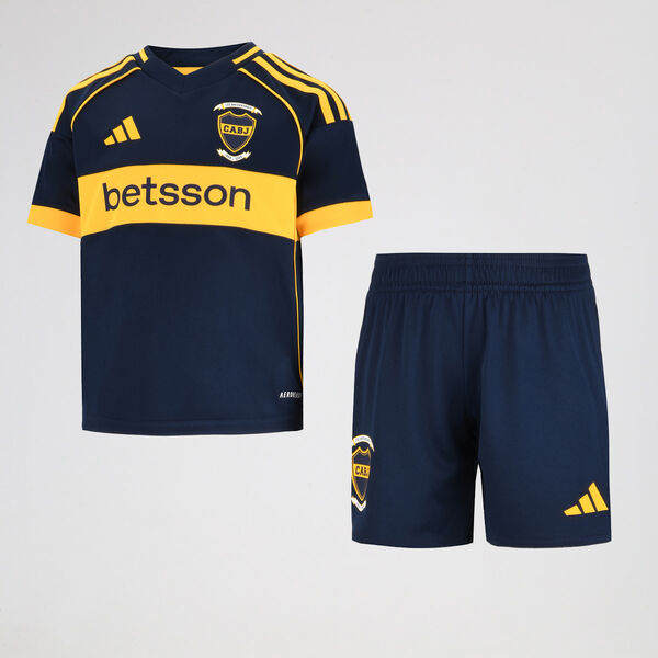 Conjunto Boca Juniors adidas Titular 25/26 Infantil