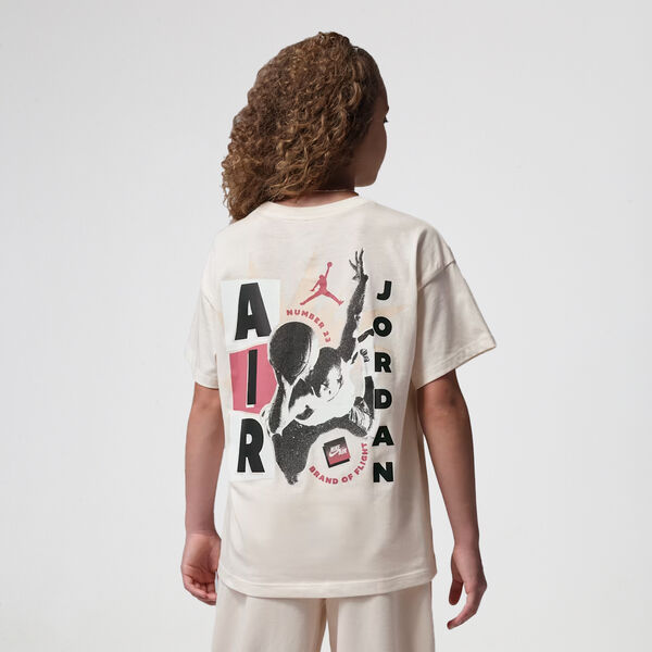 Remera Jordan Geo Burst Flight Ni&ntilde;a