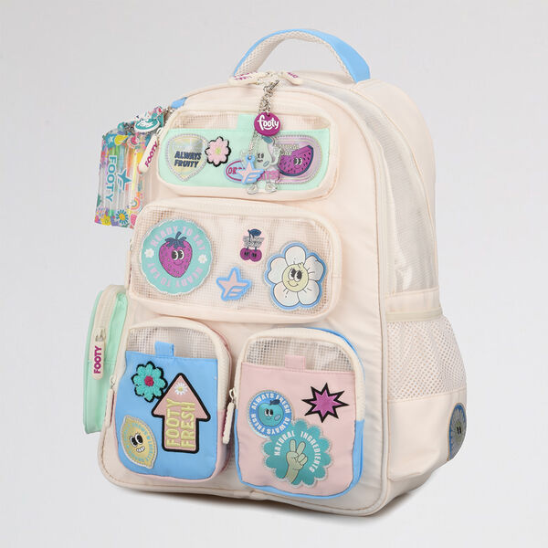 Mochila Footy Espalda Wonder Pockets 18 Ni&ntilde;a con estuche