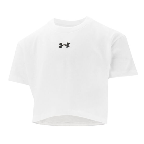 Remera Entrenamiento Under Armour Crop Sstyle Logo Niña