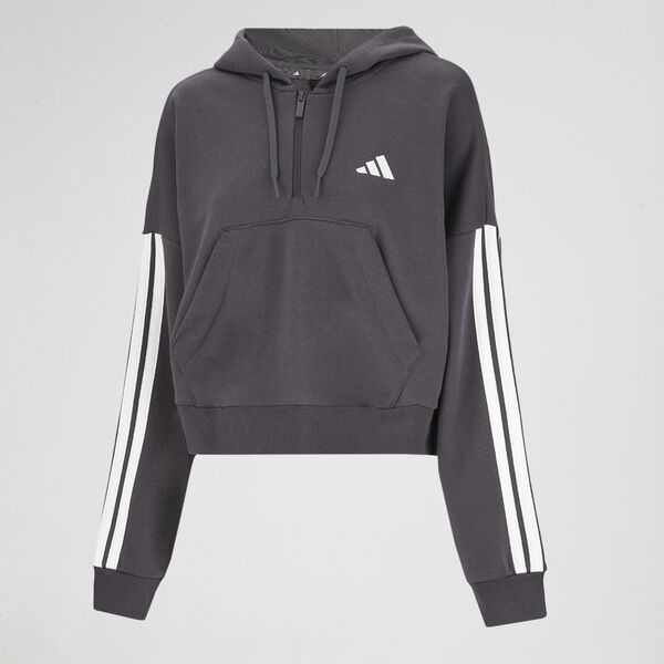 Buzo adidas Essentials Quarter-Zip 3 Tiras Mujer