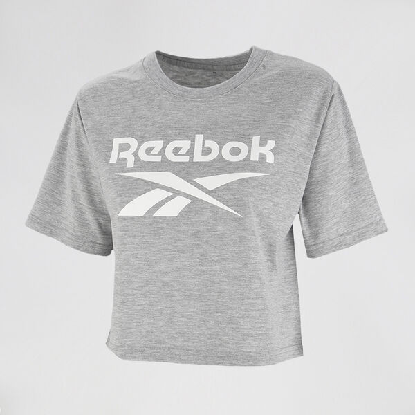 Remera Reebok Big Logo Crop Mujer